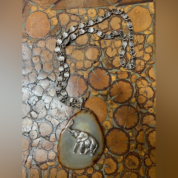 Silver Chain with Pendant - Picture 1 of 3